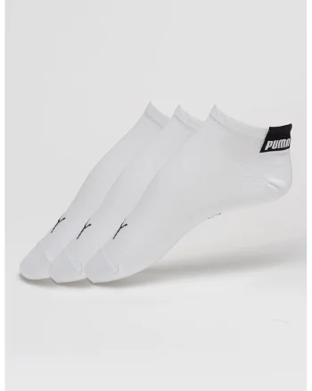 Set de sosete scurte unisex din amestec de bumbac - 3 perechi, Alb
