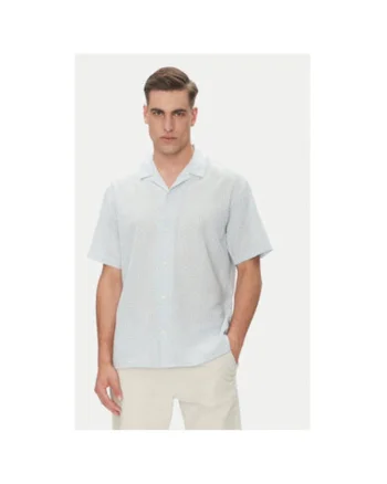 Camasa barbati Jack Jones, 12277185, Bumbac, Albastru, Albastru