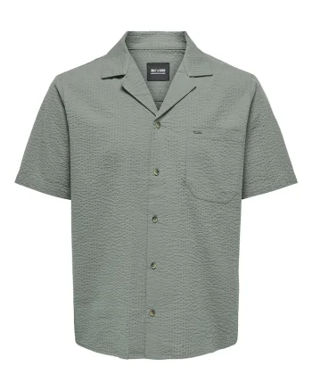 Camasa barbati  Sons, 22030342, Bumbac/Bumac reciclat, Verde, Verde
