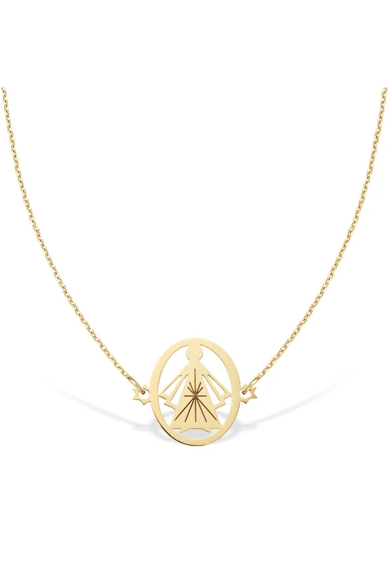 Colier la baza gatului PROTECTIVE ANGEL, aur 14K, Galben