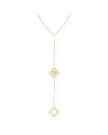 Colier lung FLORI DE MARAMU, aur 14K, Galben