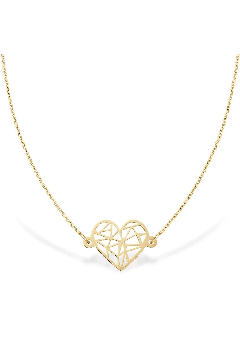 Colier la baza gatului A WOMAN's HEART, aur 14K, Galben