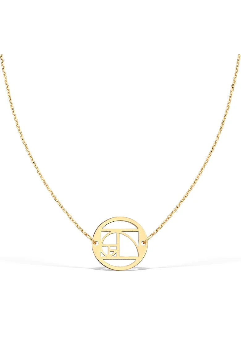 Colier la baza gatului THE GOLDEN RATIO, aur 14K, Galben