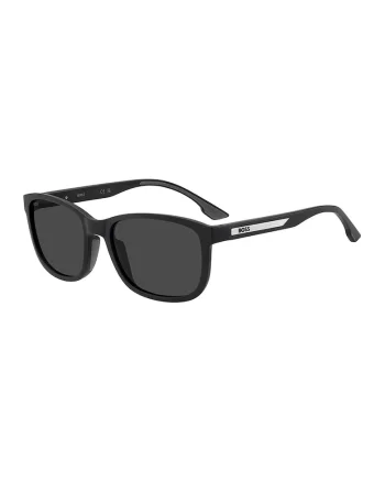 Ochelari de soare cu lentile dreptunghiulare, Black Onyx/Argintiu