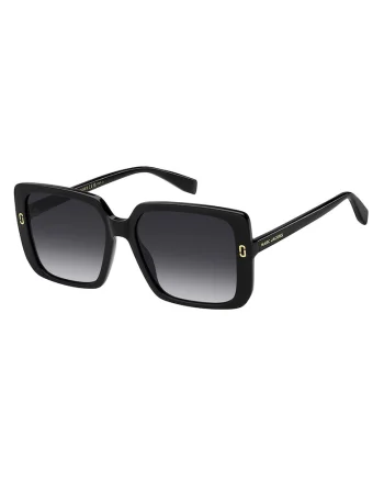 Ochelari de soare patrati cu lentile in degrade, Negru