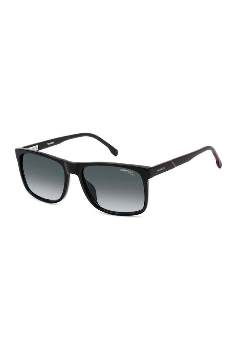 Ochelari de soare dreptunghiulari cu lentile polarizate C-Flex, Rosu/Negru