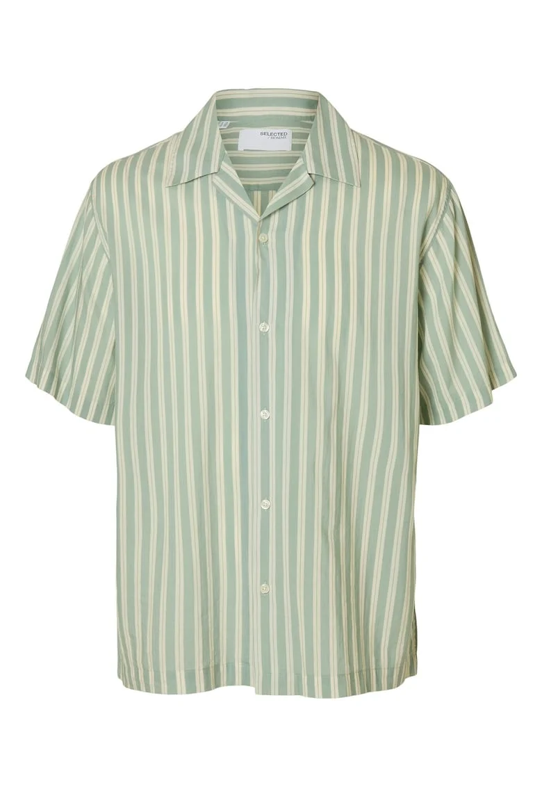 Camasa barbati  16091381, Bumbac organic/Modal, Verde, Verde