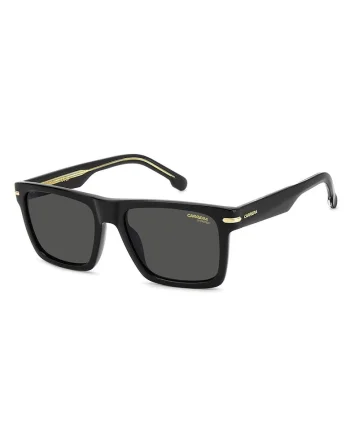 Ochelari de soare cu lentile uni, Auriu/Negru