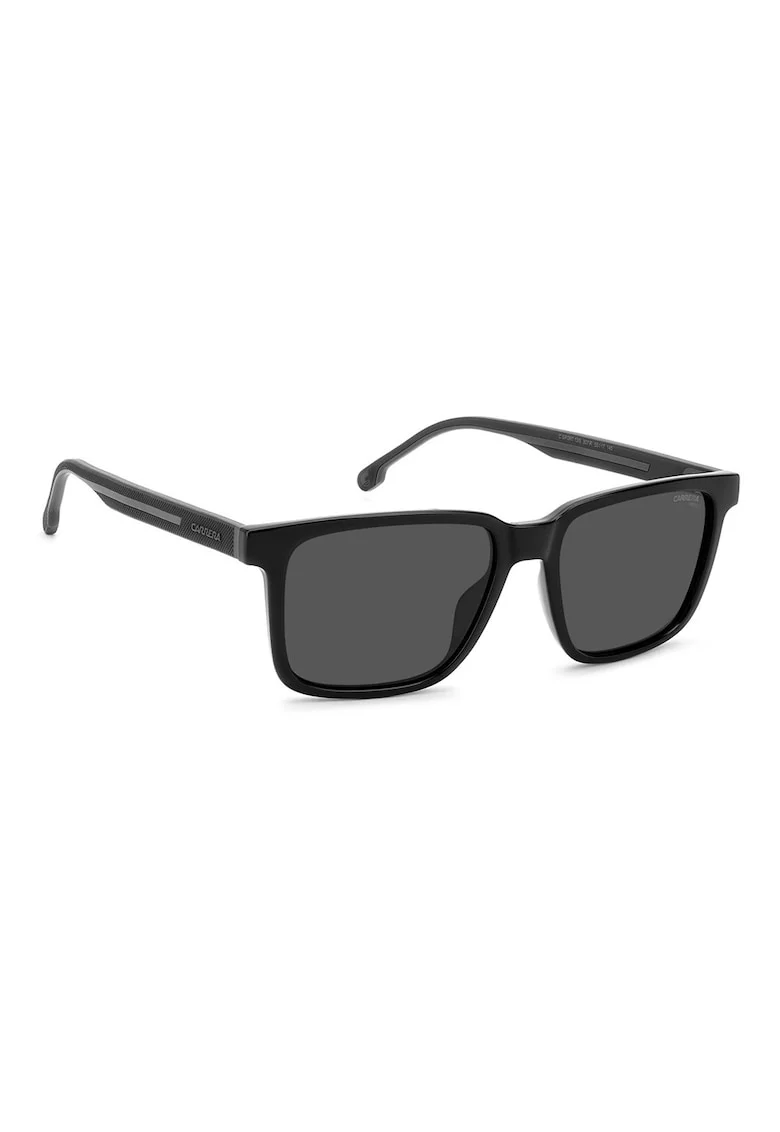Ochelari de soare dreptunghiulari C-Sport, Negru/Gri