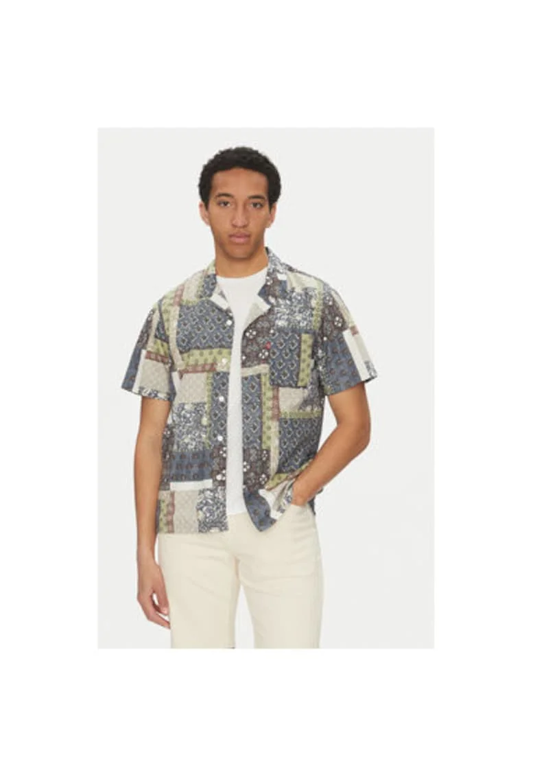 Camasa barbati Levi S, 72625-0110, Bumbac/Tencel, Multicolor, Multicolor