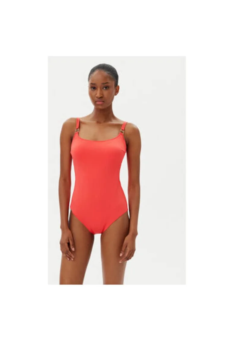 Costum de baie dama  BL458, Corai, Rosu deschis