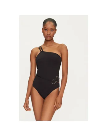 Costum de baie dama  C16ZT9 011, Poliamida/Elastan, Negru, Negru
