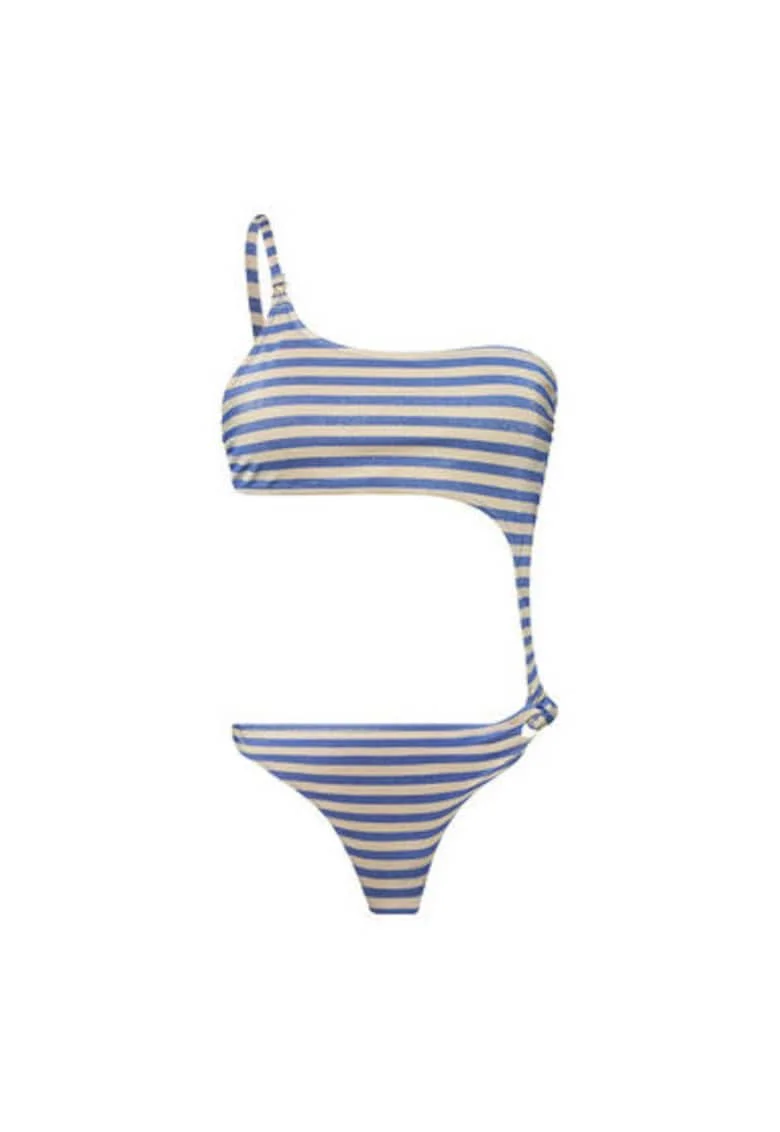Costum de baie dama  35WE5I01N, Nylon, Albastru, Albastru
