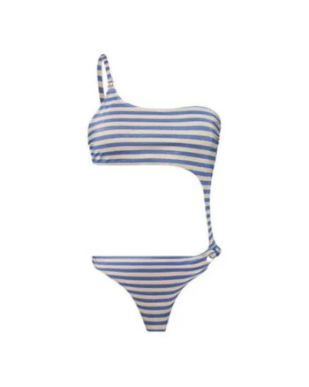 Costum de baie dama  35WE5I01N, Nylon, Albastru, Albastru