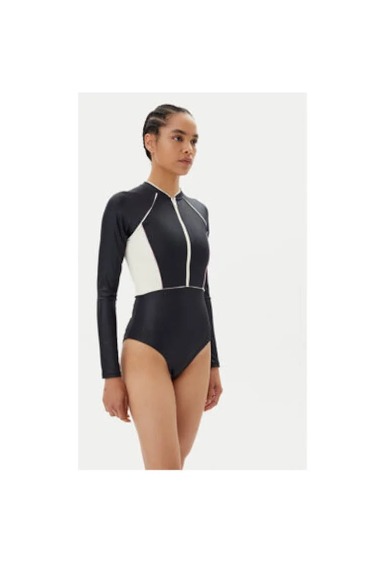Costum de baie dama  PT3843SOB001, Poliester reciclat/Elastan, Negru, Negru