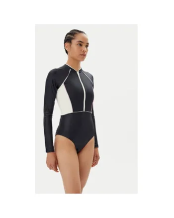 Costum de baie dama  PT3843SOB001, Poliester reciclat/Elastan, Negru, Negru