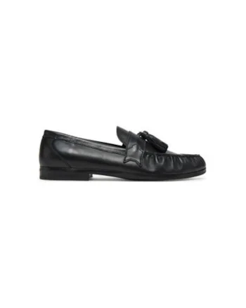 Mocasini barbati  LIDO, Piele naturala, Negru, Negru