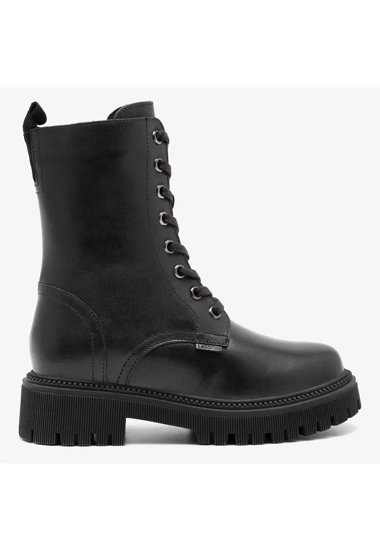 Ghete fete  5905588041733, Piele naturala, Negru, Negru