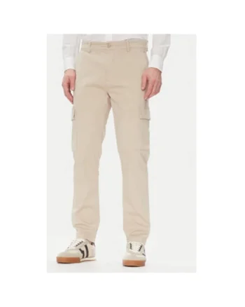 Pantaloni barbati  PM211907, Bumbac, Bej, Bej