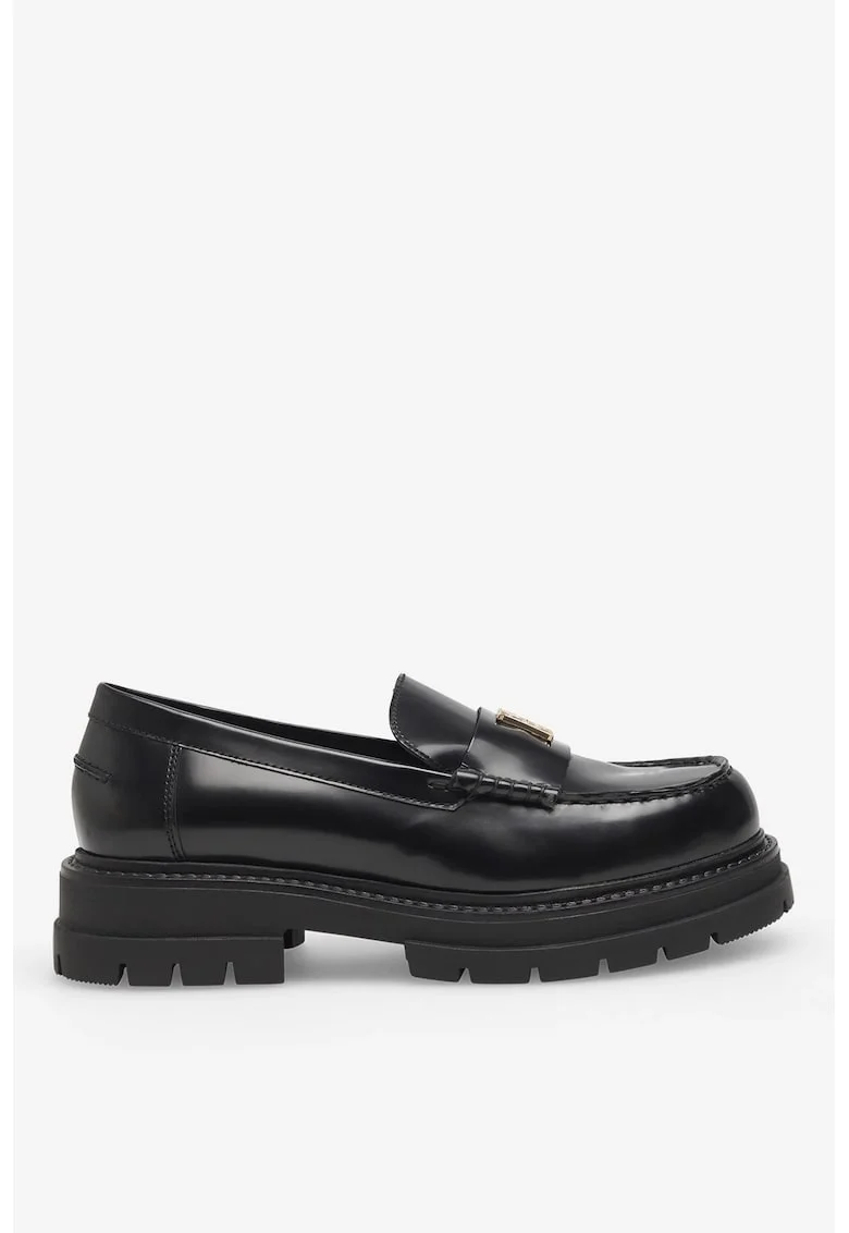 Mocasini dama  5905588360933, Piele naturala, Negru, Negru