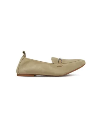 Mocasini dama  BAIRON_KS, Piele naturala, Verde, Verde