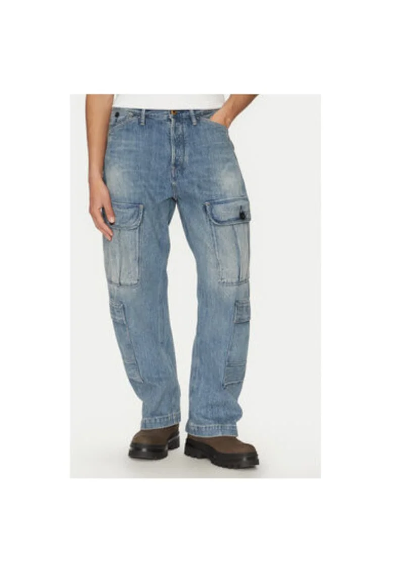 Pantaloni barbati G Star Raw, D26111-D499, Bumbac, Albastru, Albastru