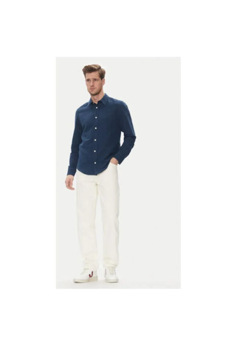 Pantaloni barbati  112364188, Bumbac, Alb, Alb
