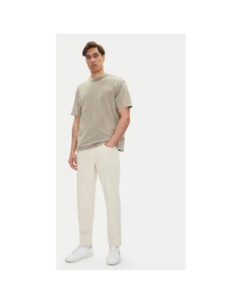 Pantaloni barbati  1016435, Bumbac, Ecru, Ecru