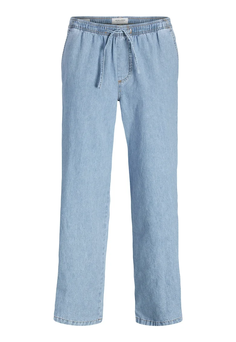 Pantaloni barbati Jack Jones, 12270255, Bumbac, Albastru, Albastru