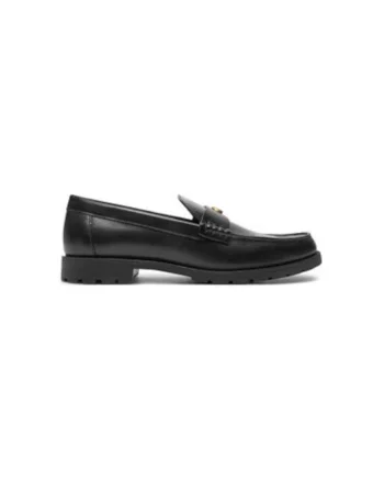 Mocasini dama  CW980, Piele naturala, Negru, Negru