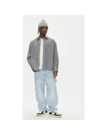 Pantaloni barbati  ADYDP03087, Bumbac, Albastru deschis, Albastru deschis
