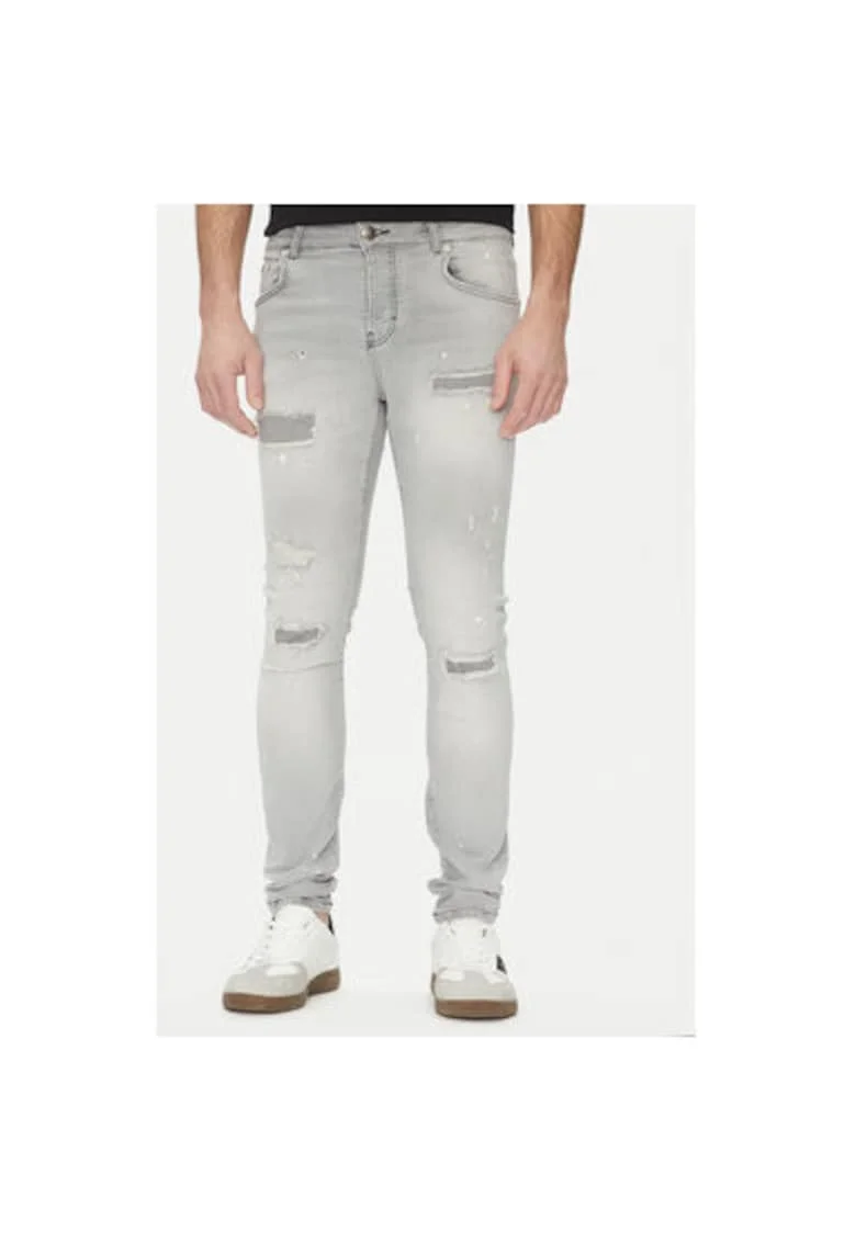 Pantaloni barbati  UMP25286JE, Bumbac/Elastan, Gri, Gri