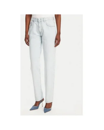 Pantaloni dama  53-8040, Bumbac, Albastru, Albastru