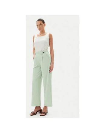 Pantaloni dama  15208430, Poliester/Elastan, Verde, Verde