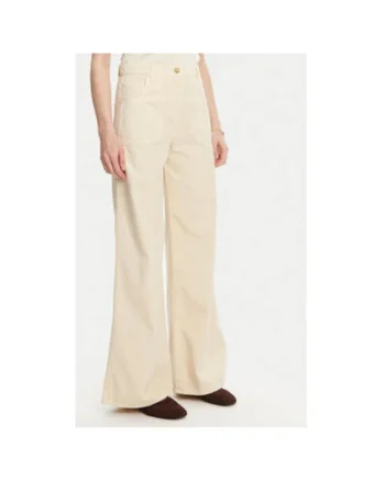 Pantaloni dama  541943 ALI, Bumbac, Bej, Bej