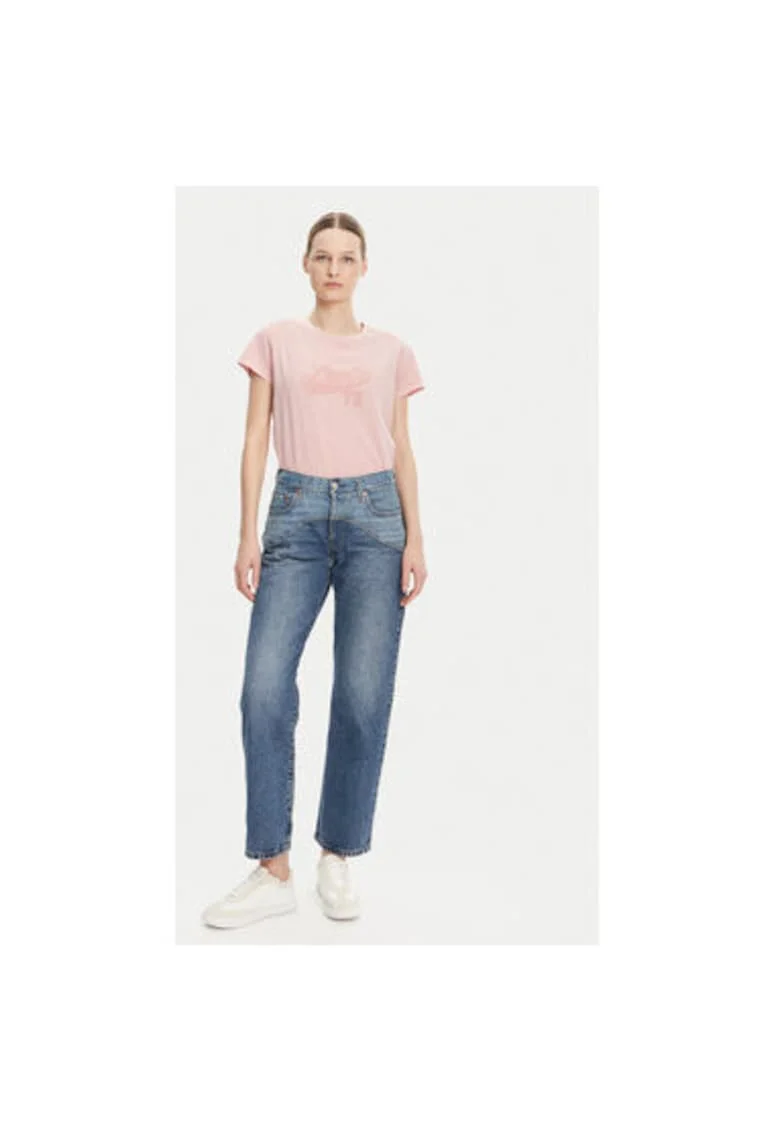 Pantaloni dama Levi S, 001V3-0001, Bumbac, Albastru, Albastru
