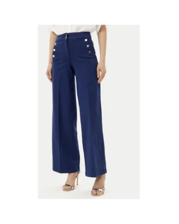 Pantaloni dama  GPP25086JE, Bumbac/Poliester, Albastru, Albastru
