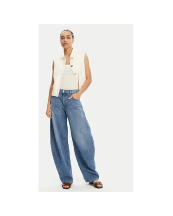 Pantaloni dama  DD5117, Bumbac, Bleumarin, Bleumarin