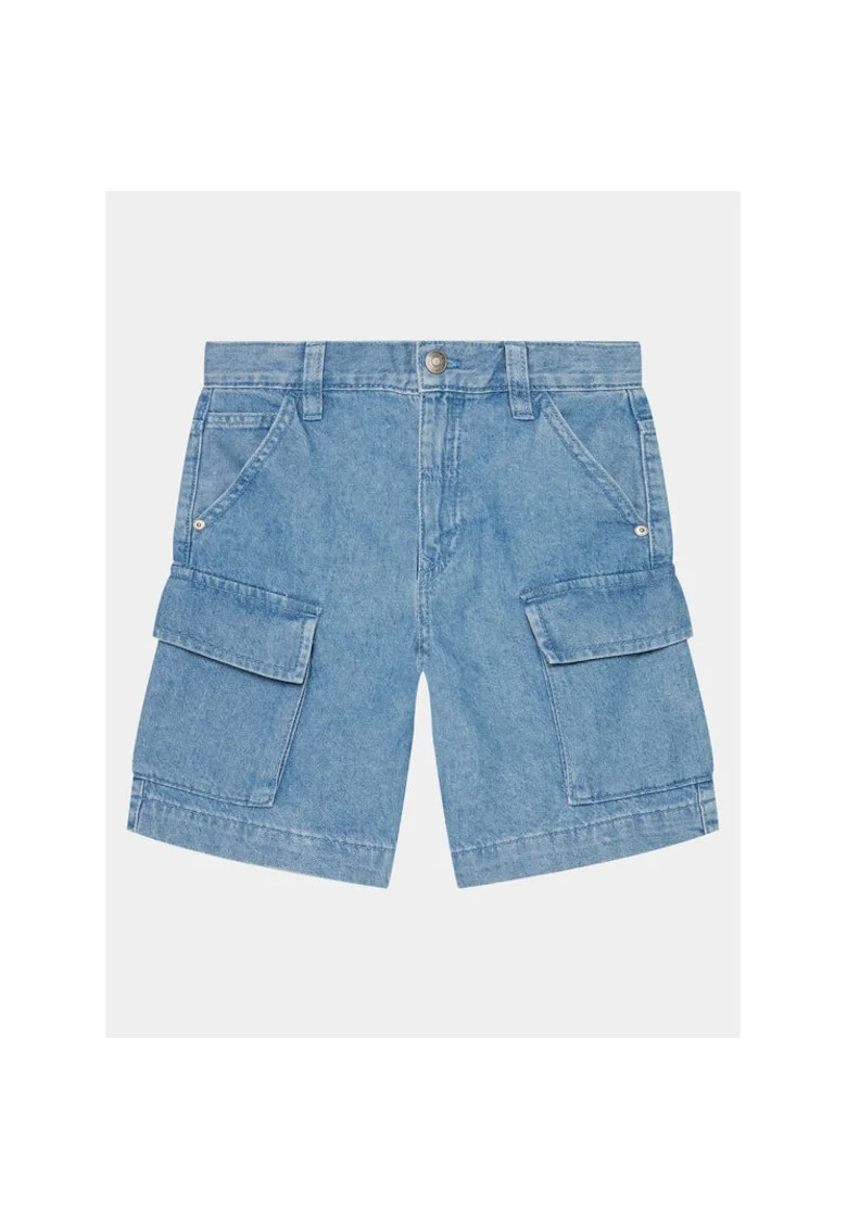 Pantaloni scurti baieti,  303820190, Bumbac, Albastru