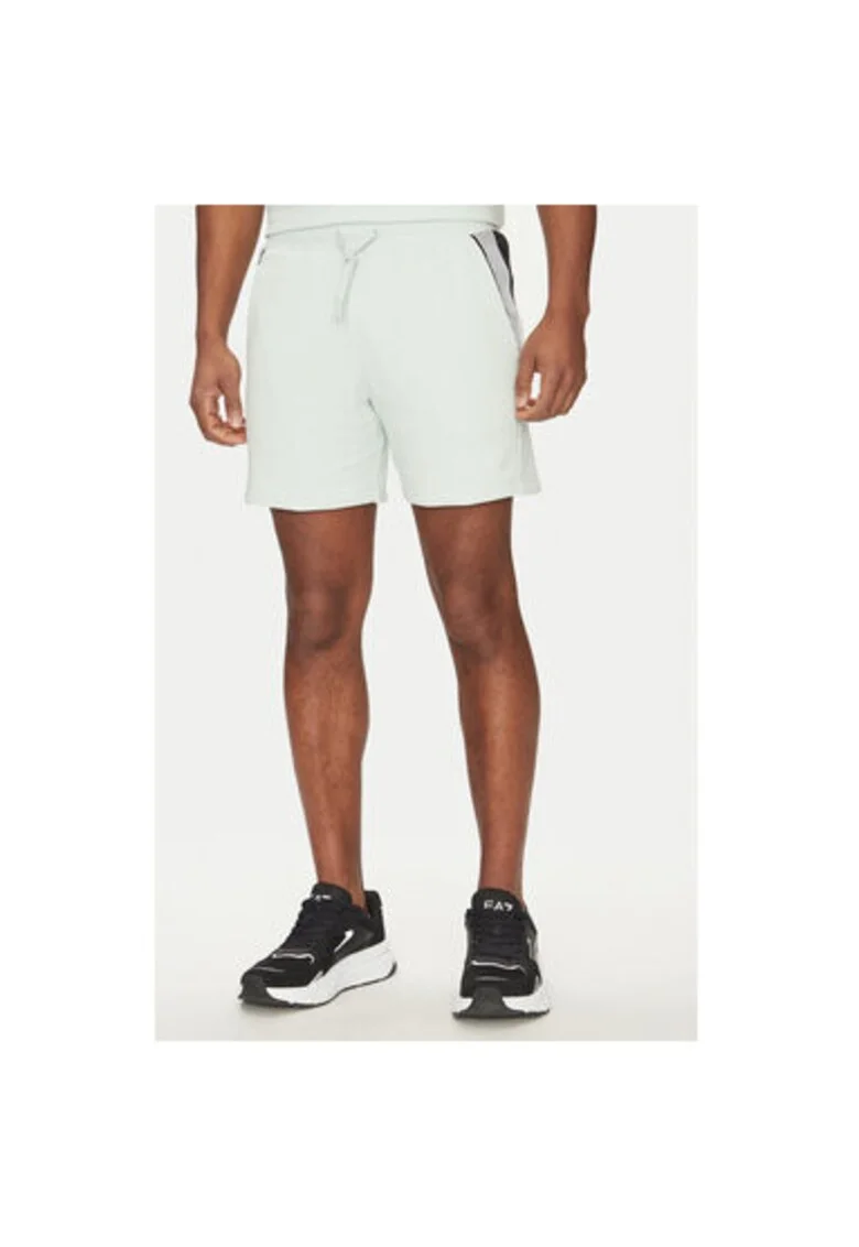 Pantaloni scurti barbati  Emporio Armani, 7M000269 AF12451, Bumbac, Albastru, Albastru