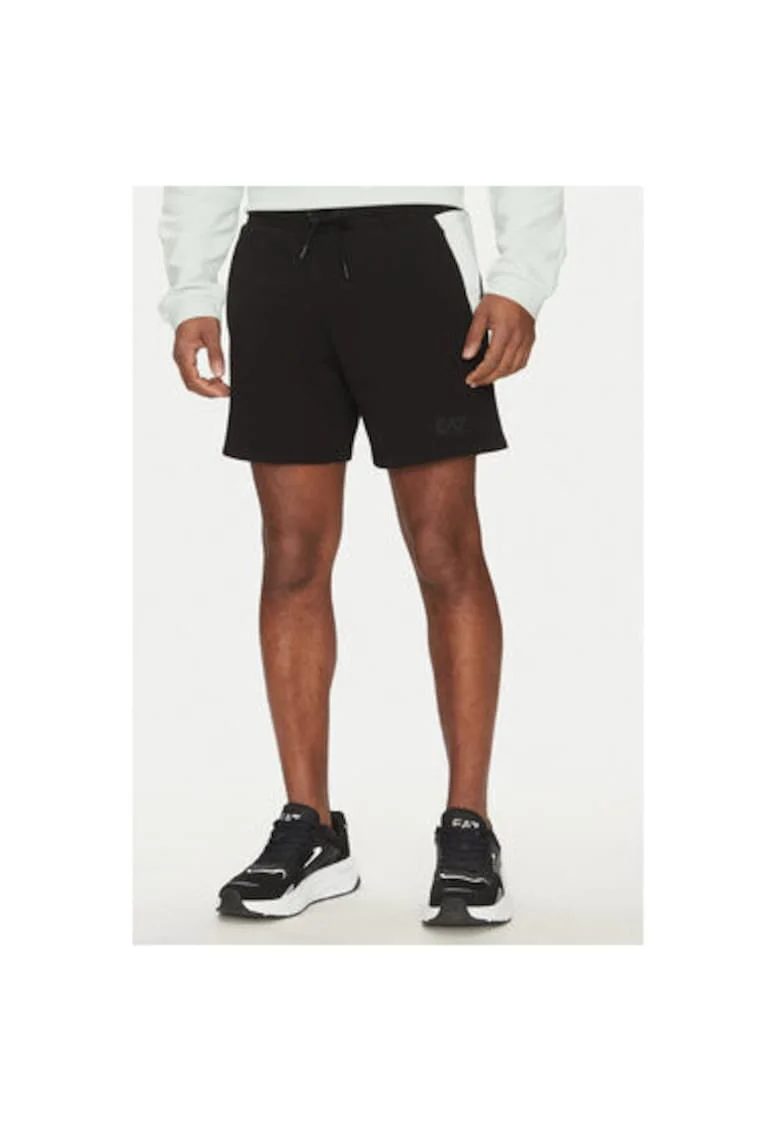 Pantaloni scurti barbati  Emporio Armani, 7M000269 AF12451, Bumbac, Negru, Negru