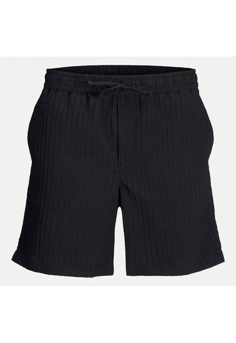 Pantaloni scurti barbati Jack Jones, 12269672, Poliester, Negru, Negru