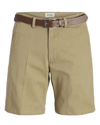 Pantaloni scurti barbati Jack Jones, 12269368, Bumbac/Bumbac, Maro, Maro