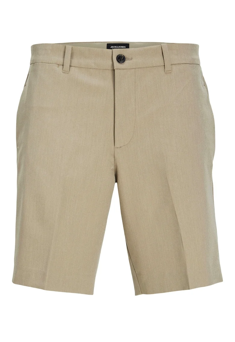 Pantaloni scurti barbati Jack Jones, 12271357, Poliester reciclat/Poliester, Bej, Bej