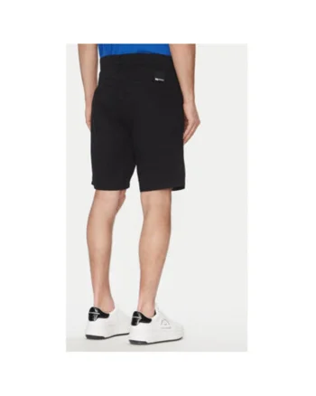Pantaloni scurti barbati  A2M10121, Bumbac, Negru, Negru