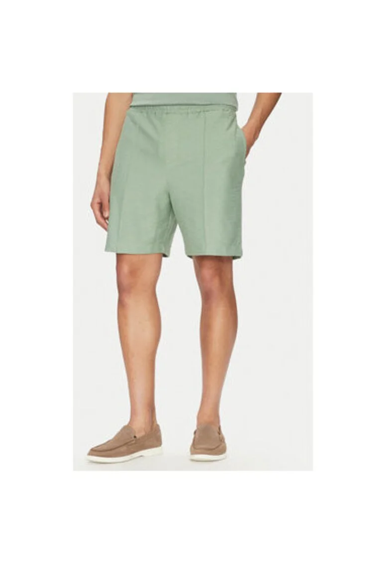 Pantaloni scurti barbati  10019312 30045554, Bumbac, Verde, Verde
