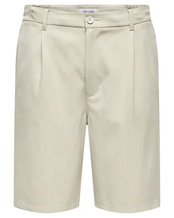 Pantaloni scurti barbati  Sons, 22032473, Poliester reciclat/Viscoza, Bej, Bej