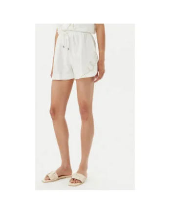 Pantaloni scurti dama  53-5060, In/Rayon, Alb, Alb