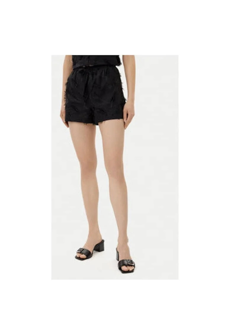 Pantaloni scurti dama  GPP25334SH, Bumbac, Negru, Negru