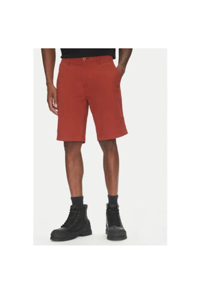Pantaloni scurti barbati  TB0A5U2KEOD1, Bumbac, Rosu, Rosu